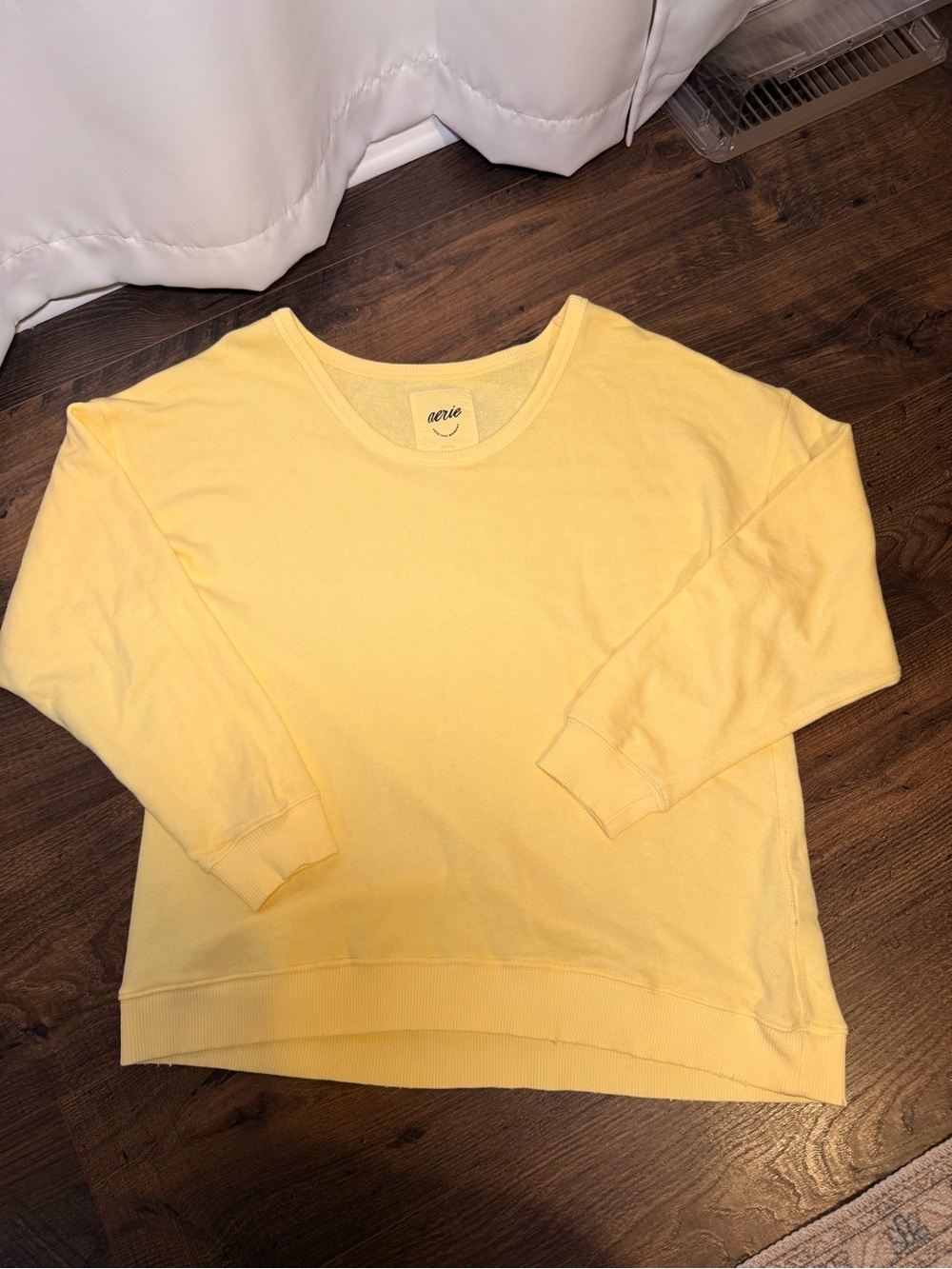 Aerie Pale Yellow Sweatshirt